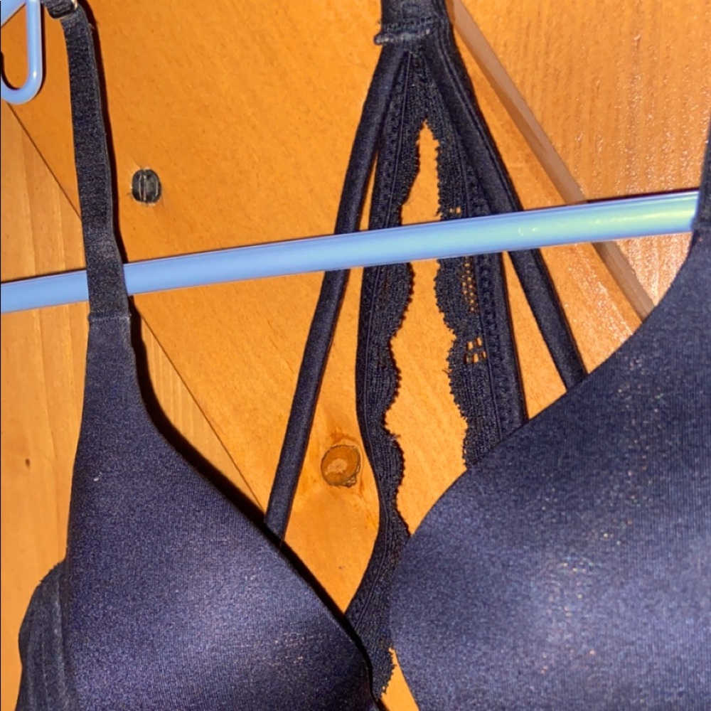 Black lace bra from aerie